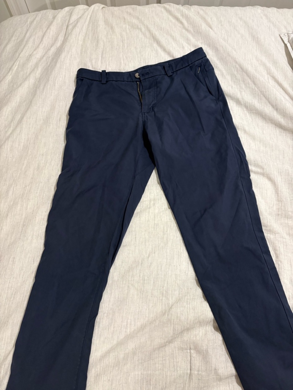 lululemon athletica Men's Dark Blue Stretch Chino Pants